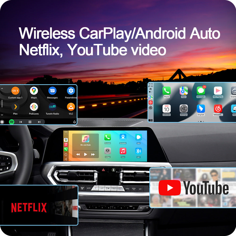 Android CarPlay AI Box Video Streaming for BMW ID6 ID7 ID8 ID8.5 ID9 System