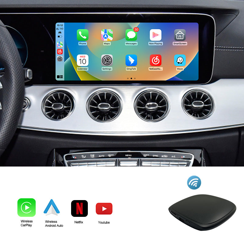 Car Android AI Box CarPlay Adapter TV Netflix Video Streaming Dongle